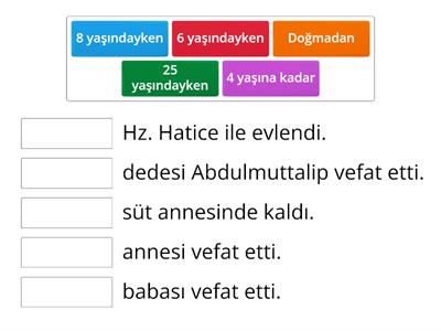 hz. Muhammedin hayatı