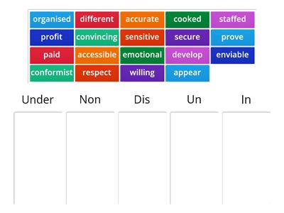 CAE: prefixes (Expert TB 4B)