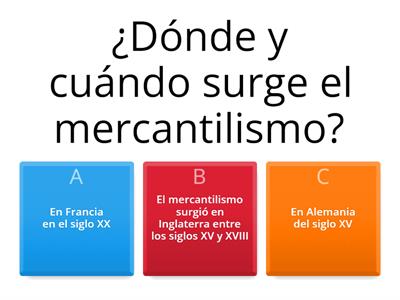 Economía política Mercantilismo