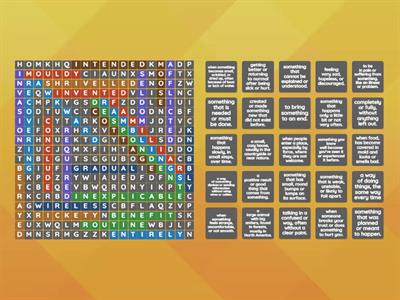 1,000 Year Old Boy - Vocab Wordsearch 