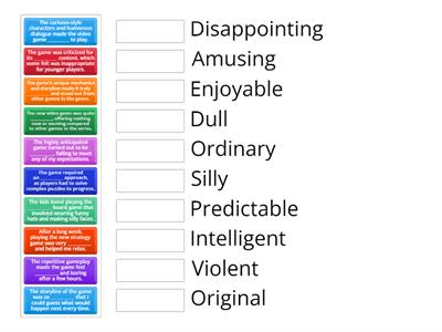 ACPB-I03-AdjectivesToDescribeVideoGames