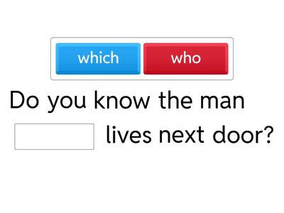 Ко which/where/who/that