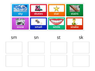  FF2/Unit 8/ Phonics sm,sn,sk,st