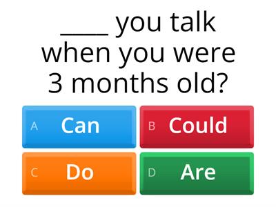 Be Can Do Get Go Have Make