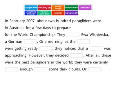 4F SB A bumpy ride - Solutions Pre-Intermediate