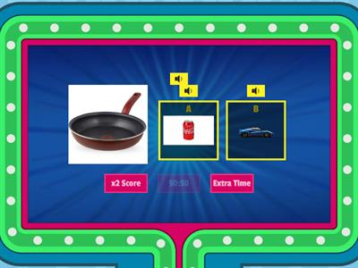 Preschool Rhyming words gameshow (8 questions)