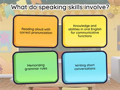 Teaching Skills: Speaking & Writing