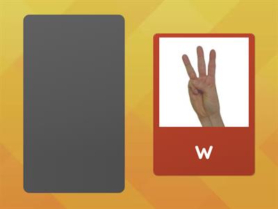 Alphabet in Sign Language.