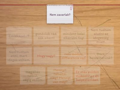 Szinonimák vizsgaidőszakban