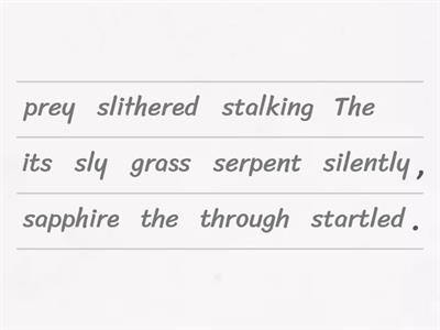 Precise Nouns & Strong Verbs