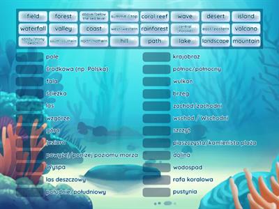 Krajobraz + kierunki swiata 