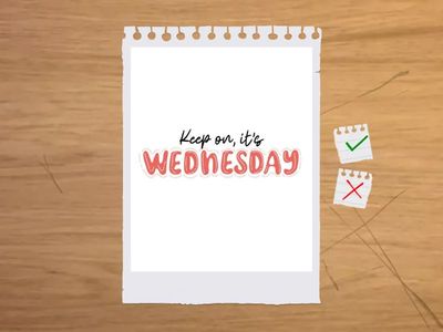 days of the week ESL