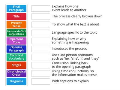 Features of Explanation Text