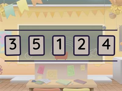 Ordering Numbers 1 to 5