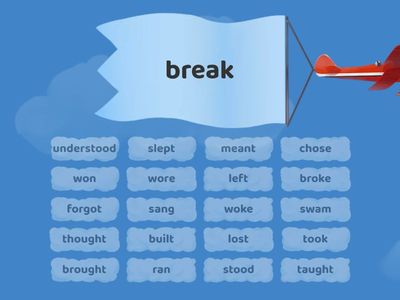 past simple forms (irregular)