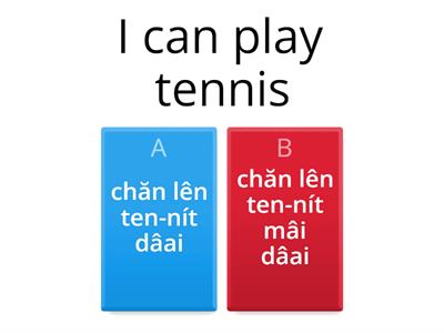 SVT 1: CAN/CANNOT/CAN?