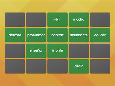 1°Bach. SINONIMOS Y ANTONIMOS 