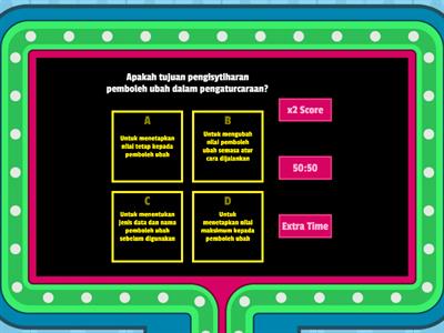 1.3.4 Pengisytiharan, Permulaan dan Penetapan Nilai pada Pemboleh Ubah dan Pemalar