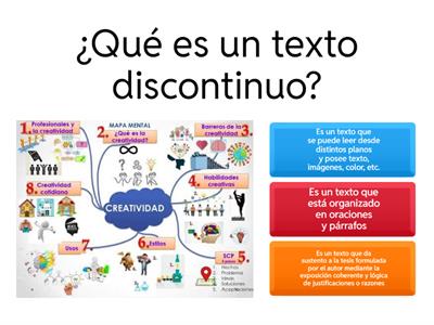 Textos discontinuos
