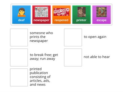 Vocabulary for The Printer
