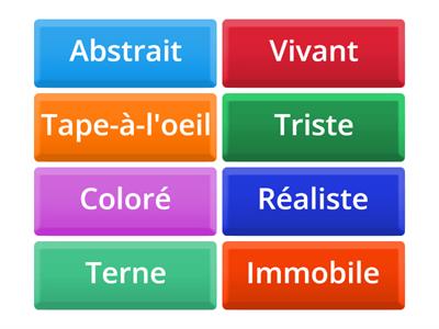 art vocabulary