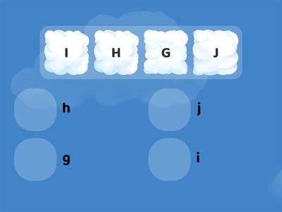 G1 Hooray! Letters GHIJ 