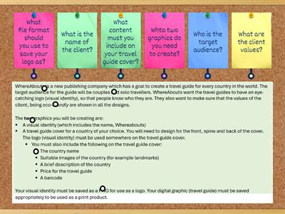 CLIENT BRIEF - TRAVEL GUIDE