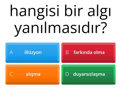 ÖĞRETİM TEKNOLOJİLERİ TEST WORDWALL