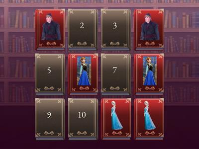 Frozen Character Matching (6 pairs)