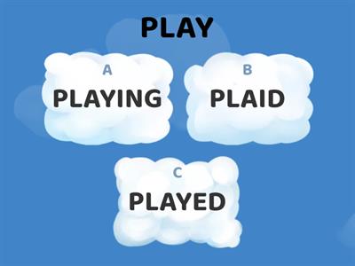 Regular and Irregular verbs
