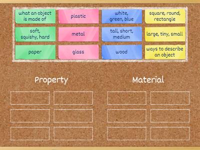 Properties of Matter Vocabulary Practice