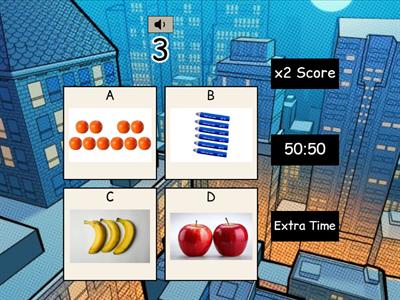 Numbers 1-12 GameShow