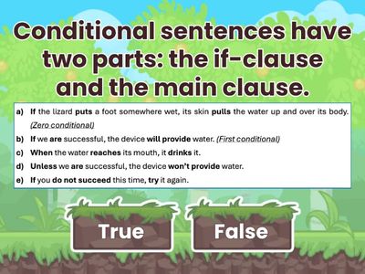 L7 U5 zero/first conditionals KK  