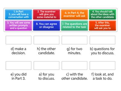 FCE "C" SPEAKING PART 3 - 4