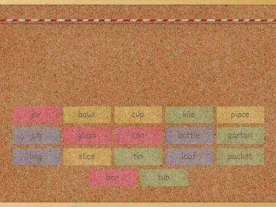  F6/U4/L3/Food containers/Find the match