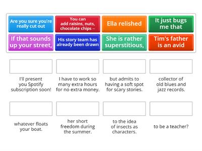 Likes & Dislikes: Revision