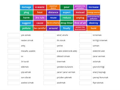 6th grade english unit 9 first quiz