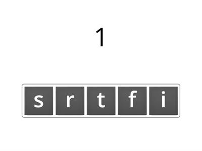 ordinal numbers