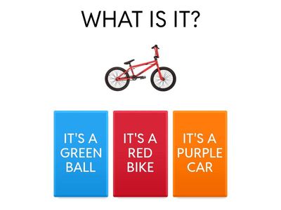  WHAT IS IT? Unit 1 2nd Grade SK