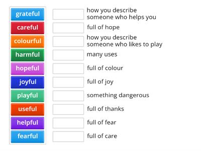 Spelling - Lesson 32 - suffix -ful