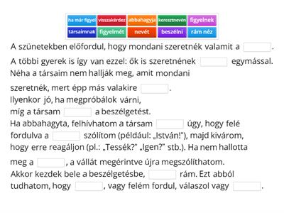 Mit csináljak, hogy társam figyeljen rám? -Szociális történet történetek