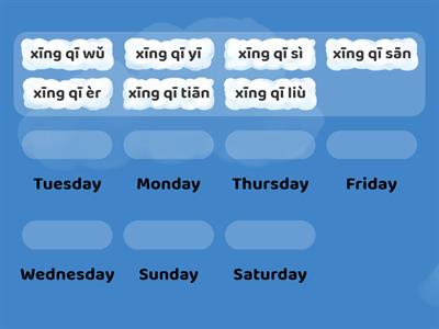 Days of the week