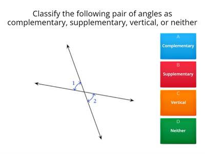 Classify Types of Angles