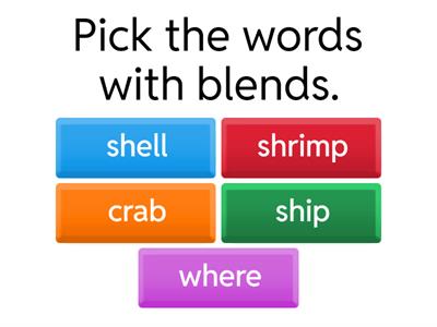 Unit 10 Fundations-Blends