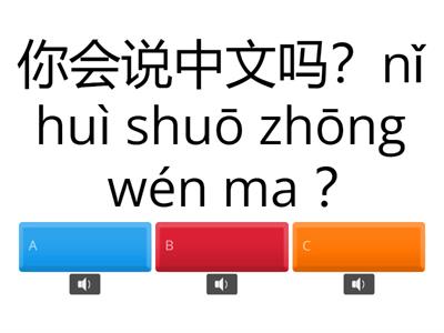 复习课-你会说中文吗？