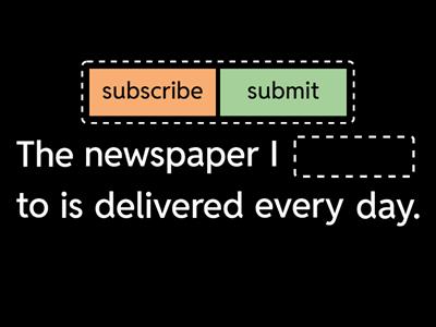 sub- prefix sentences