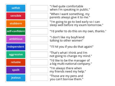 EF Intermediate 1B Personality