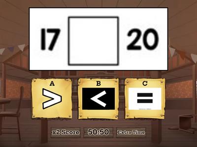 Greater than / Less than