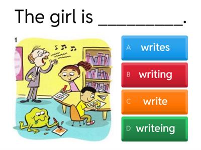 Present Continuous - Gap-fill