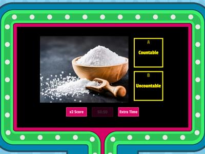 Countable and uncountable nouns